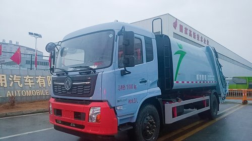 19方东风天锦特殊涂装压缩垃圾车